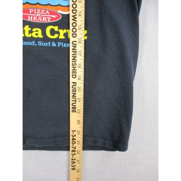 Santa Cruz Pizza My Heart 2020 Black T-Shirt S By Port & Company - Picture 7 of 9